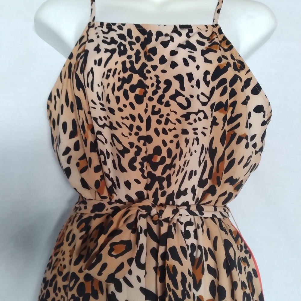 Eci New York Leopard Print Jumpsuit - image 3